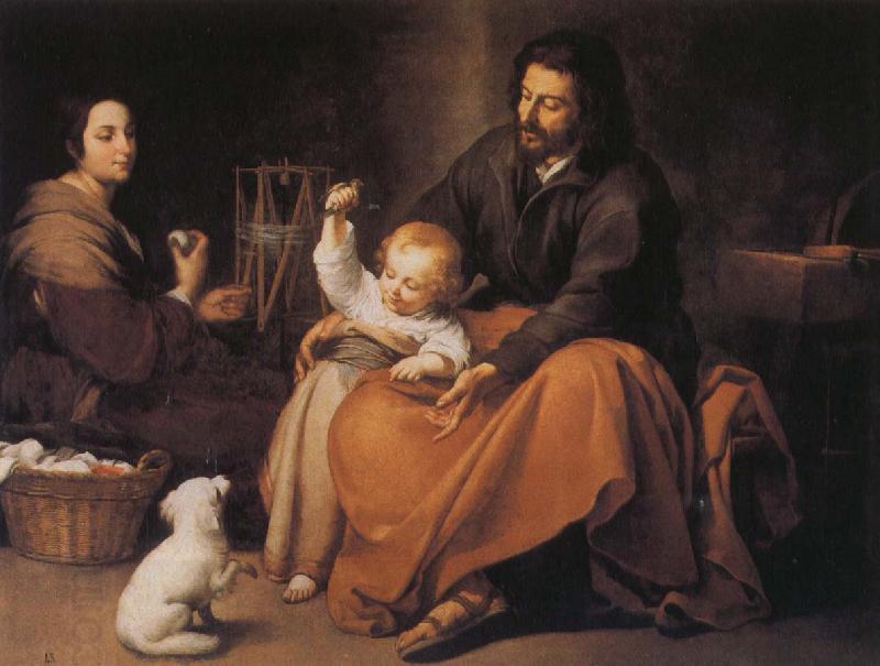 Bartolome Esteban Murillo Holy Family and the birds oil painting picture
